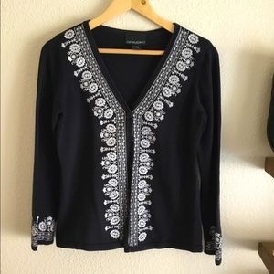 Cynthia Rowley black cardigan